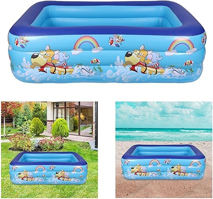 Piscina Inflable Rectangular para Niños 210cm