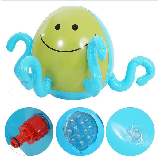 Pulpo Inflable de Agua para el Verano